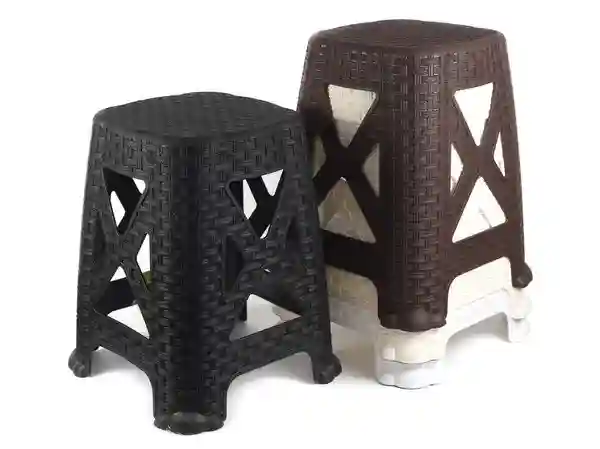 Măsuță pentru cafea din plastic RATTAN Maro
