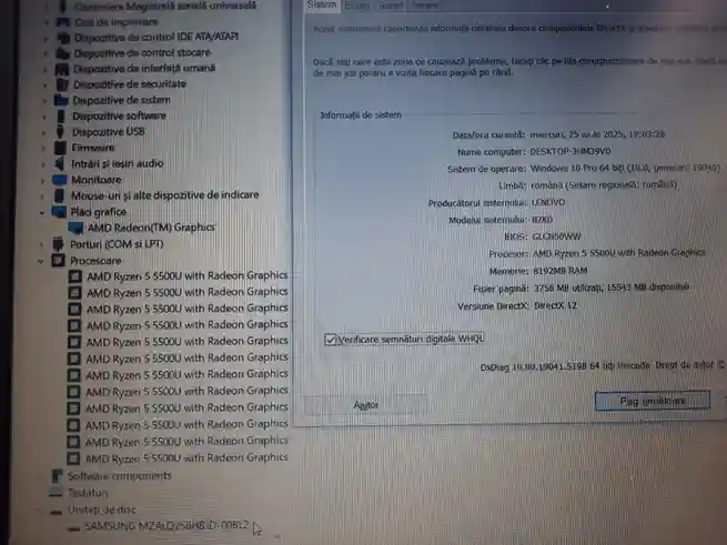 Lenovo IdeaPad 5 15ALC05/15,6" / AMD Ryzen 5 5500U, RAM 8 GB/SSD 256 GB