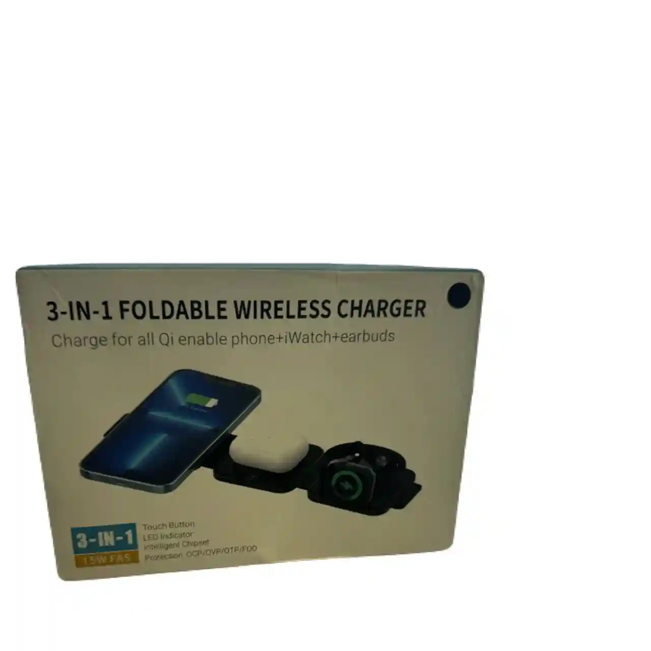 Foldable 3-IN-1 Wireless Charger