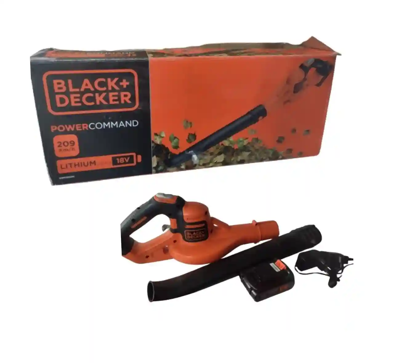 Садовый пылесос-воздуходувка Black+Decker GWC1820PC-QW