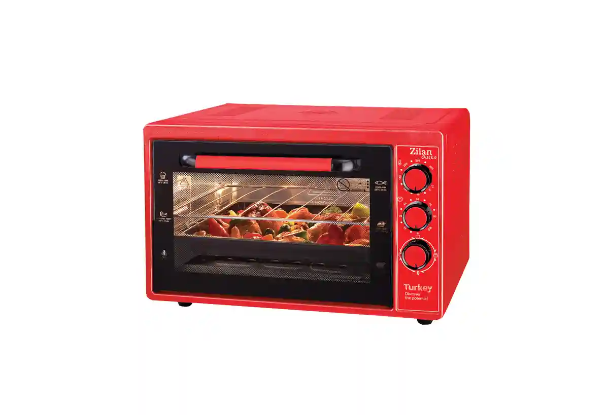 Настольная духовка Zilan Gusto red 38L