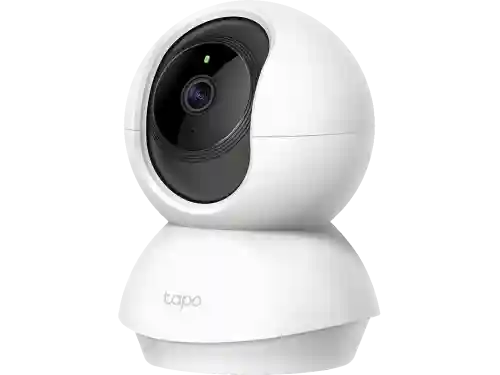 TP-LINK Tapo C200, cameră Wi-Fi interioară pentru securitatea casei pan/tilt, fullhd 360°, alb,