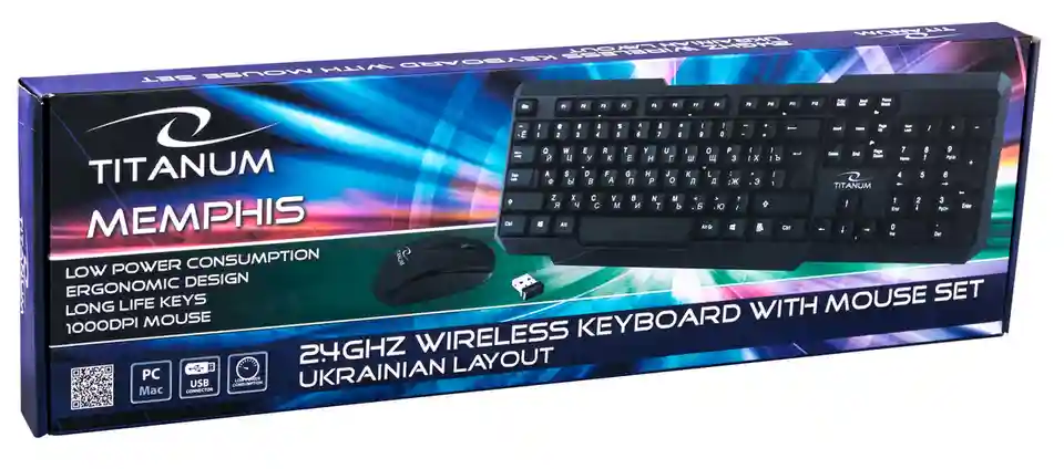 Tastatură și mouse Esperanza Titanium MEMPHIS