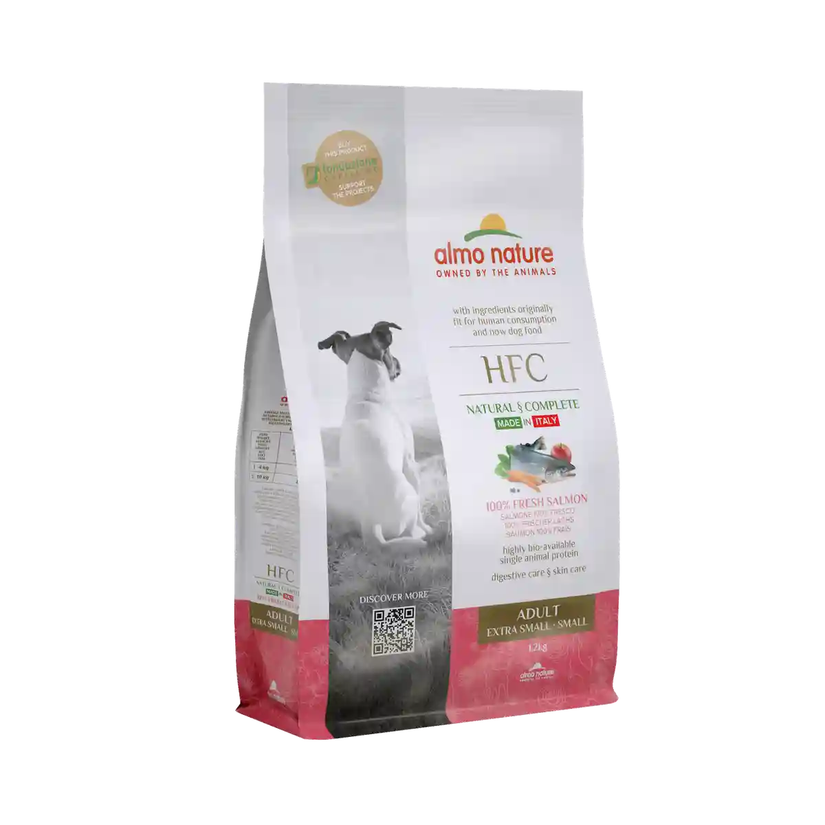 ALMO NATURE DRY Dog HFC XS-S Adult Salmon 1,2kg