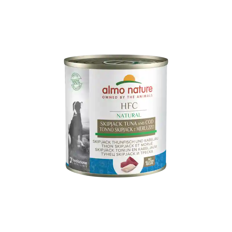 ALMO NATURE Dog HFC Can Natural Tuna and Chicken 290g