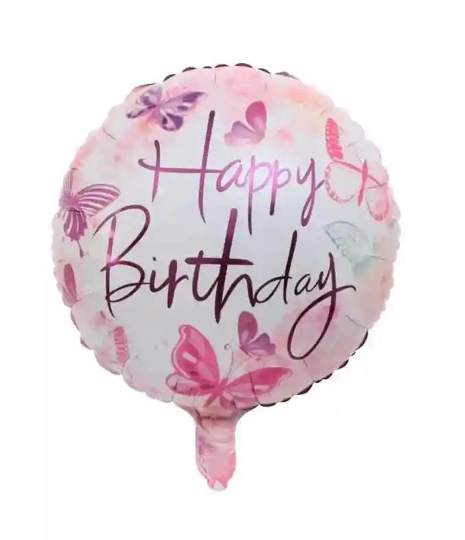 Cerc cu imagine Hbday butterfly