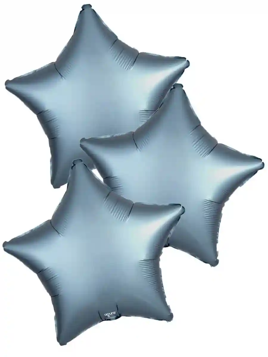 Stea Grey Blue Satin