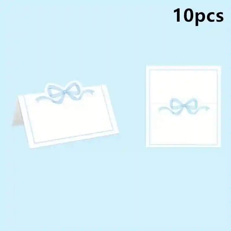 Carta de masa pentru nume cu design bant roz