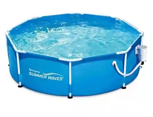 Piscina rotunda cu cadru metalic Summer Waves 457x122cm