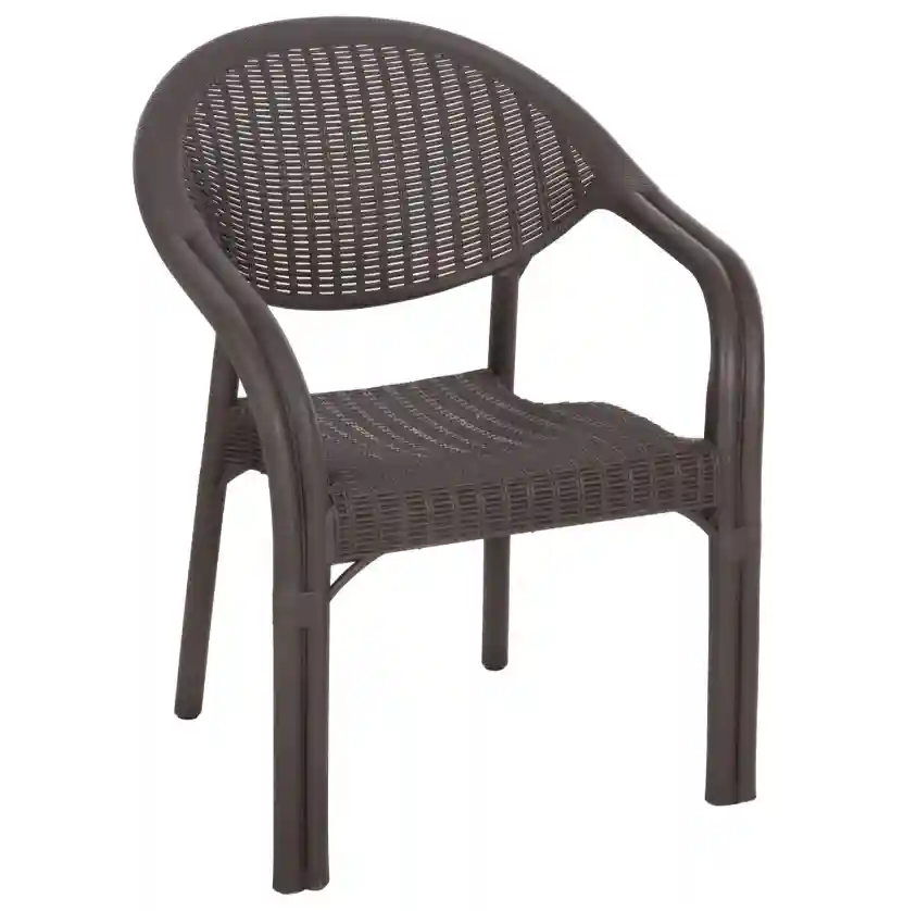 Scaun din plastic BAMBO Maro