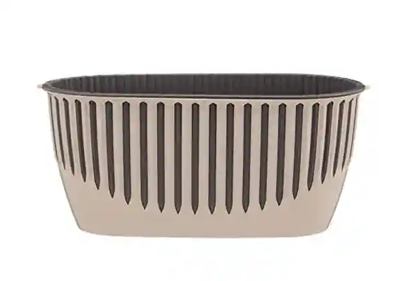 Ghiveci pentru balcon PIANO nr 1 (set 2 in 1) Mocha