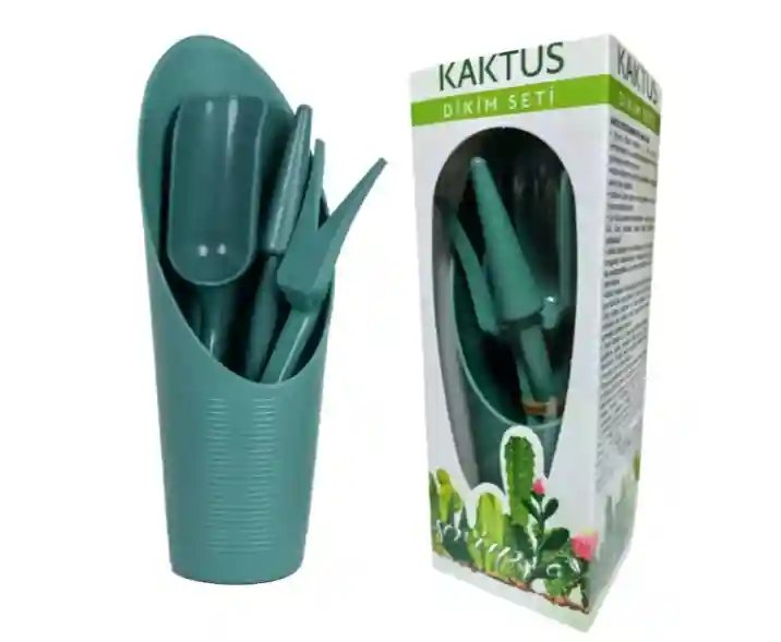Set de unelte pentru cactusi Verde