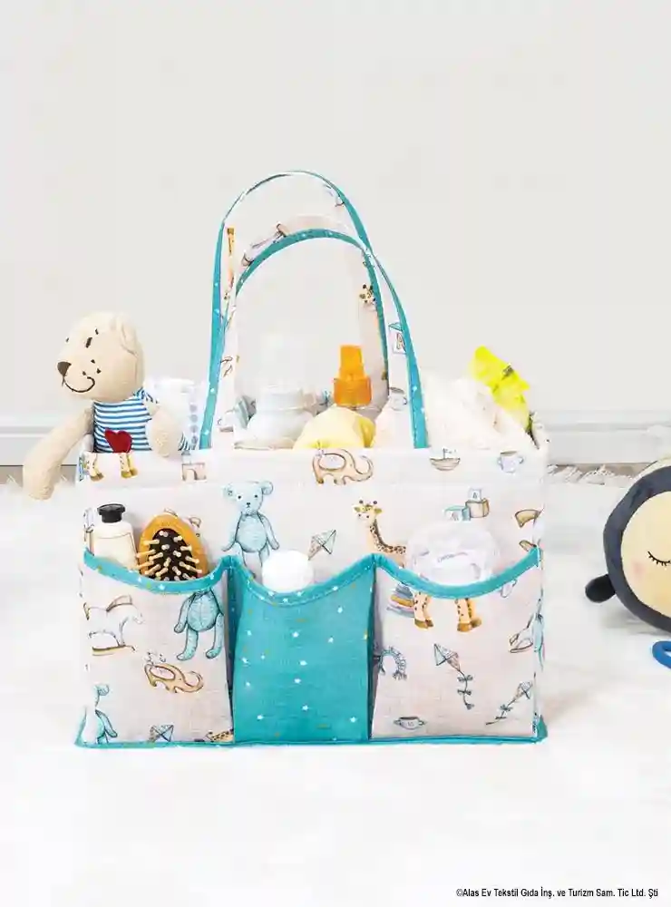 Geantă de îngrijire pentru copii 30x20x21 cm Albastru