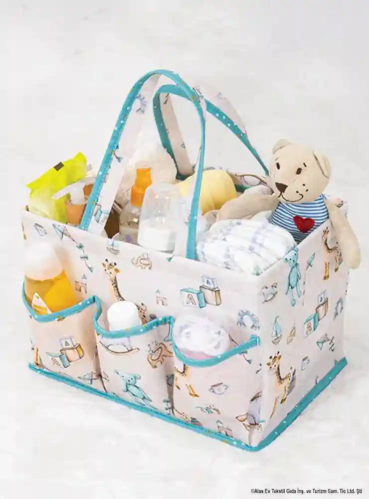 Geantă de îngrijire pentru copii 30x20x21 cm Albastru