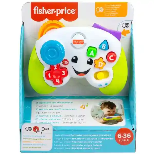 Обучающая игрушка Fisher-Price Game Controller – на румынском языке, 6–36 мес.