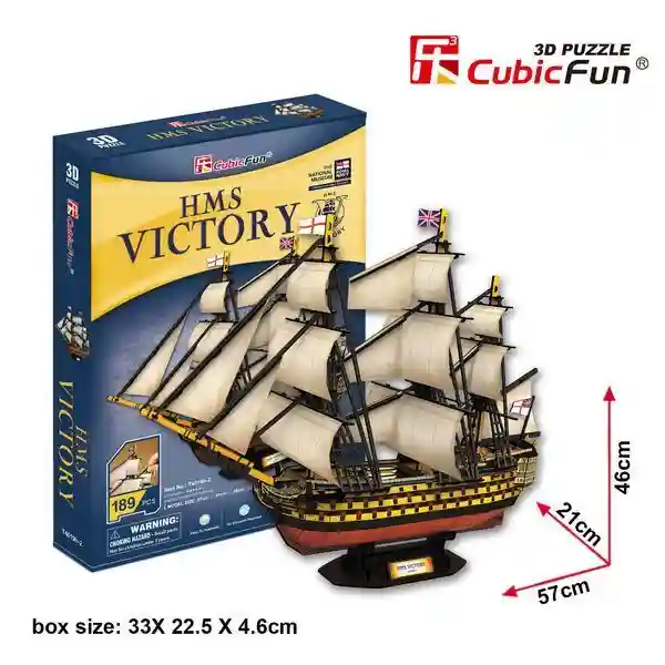 3D Пазл «Военный корабль HMS Victory» – Историческое путешествие для всей семьи