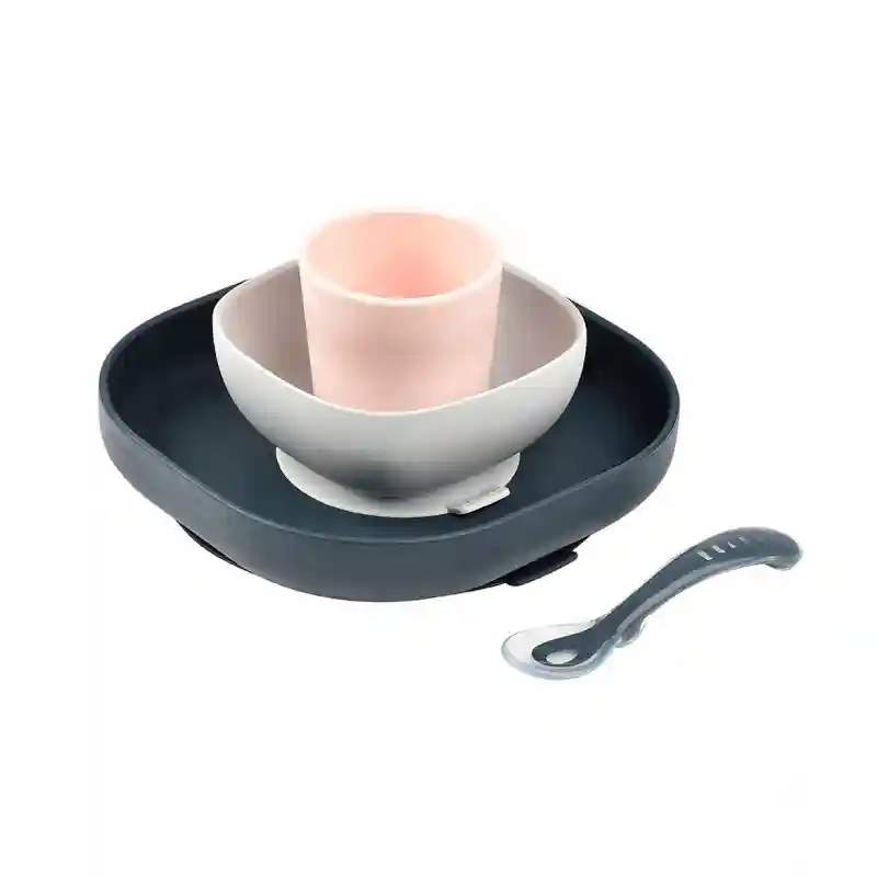 Beaba Set de masa silicon 4 piese Night Blue B913506
