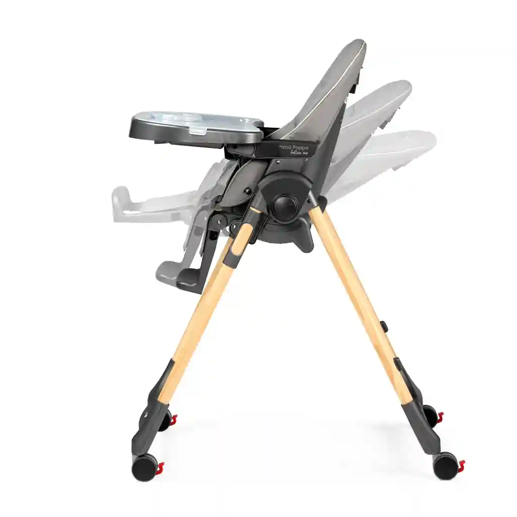 Scaun de masa Prima Pappa Follow Me Ambiance Ice,  Peg Perego 