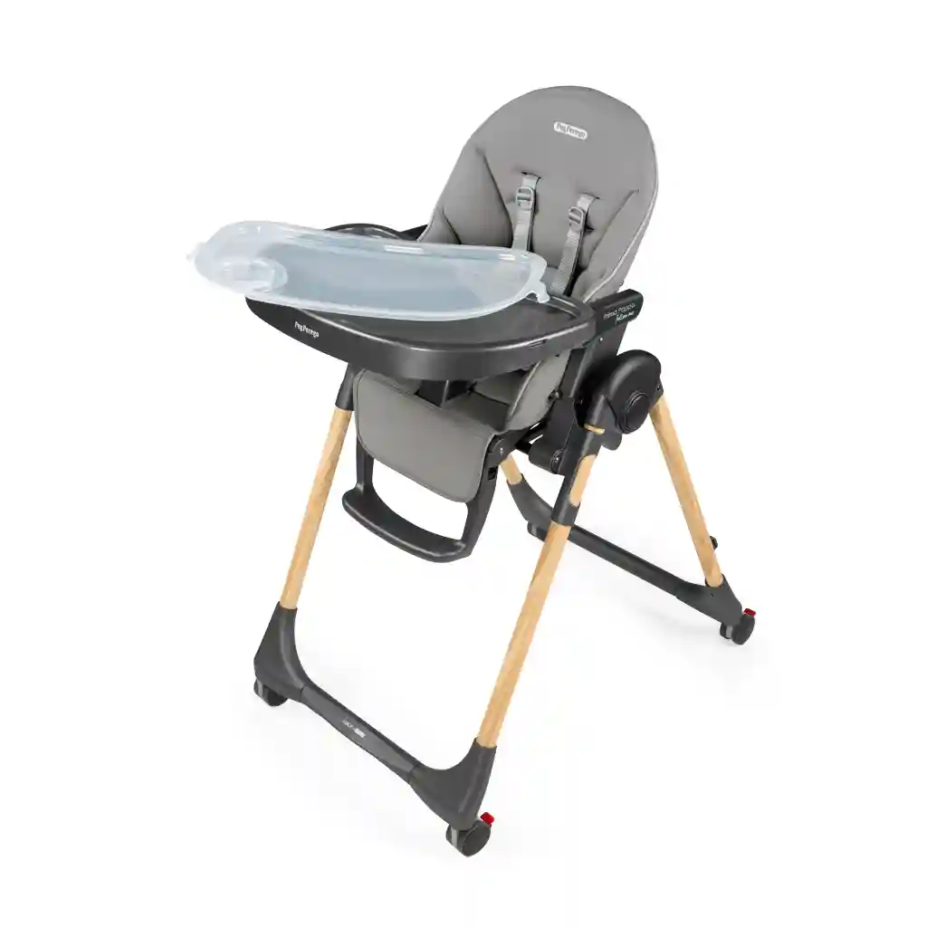 Scaun de masa Prima Pappa Follow Me Ambiance Ice,  Peg Perego 