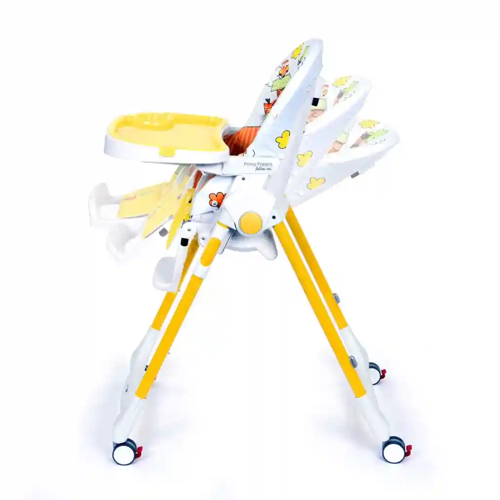Scaun de masa Prima Pappa Follow Me Fox &Friends, Peg Perego
