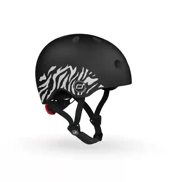 Casca de protectie pentru copii, cu sistem de reglare, Scoot & Ride Zebra, XXS-S, 1 an+