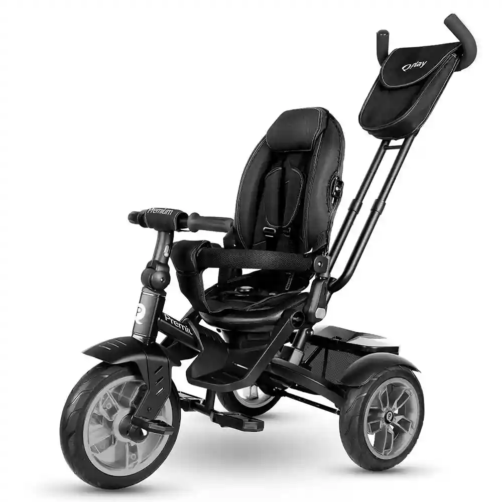 Tricicleta pliabila Qplay Premium Black