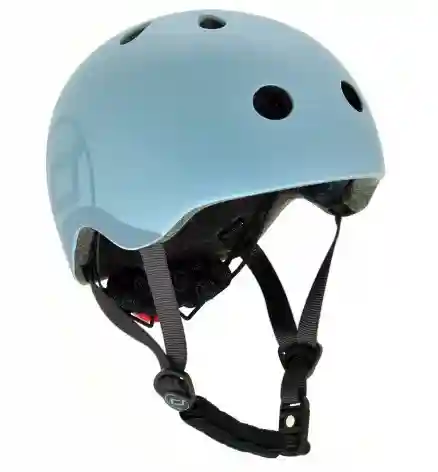 Casca de protectie pentru copii, cu sistem de reglare, Scoot & Ride Steel, XXS-S, 1 an+