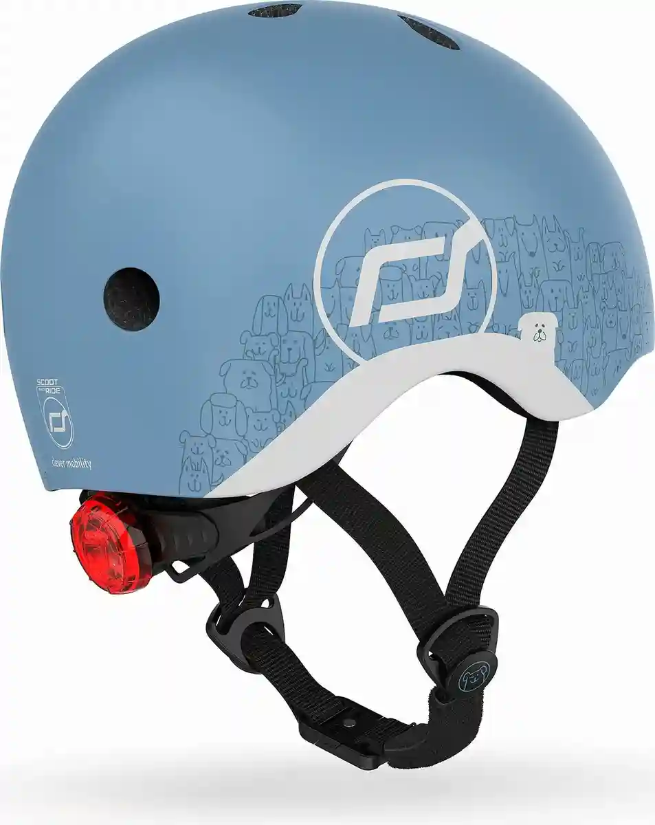 Casca Scoot&Ride XXS-S Reflective Steel