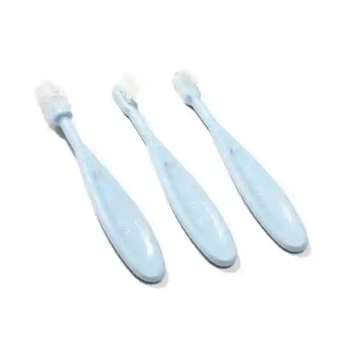  Set periute de dinti 3/buc Albastru, Babyono