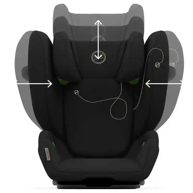 Cybex Scaun auto Solution G i-Fix Moon Black mid grey