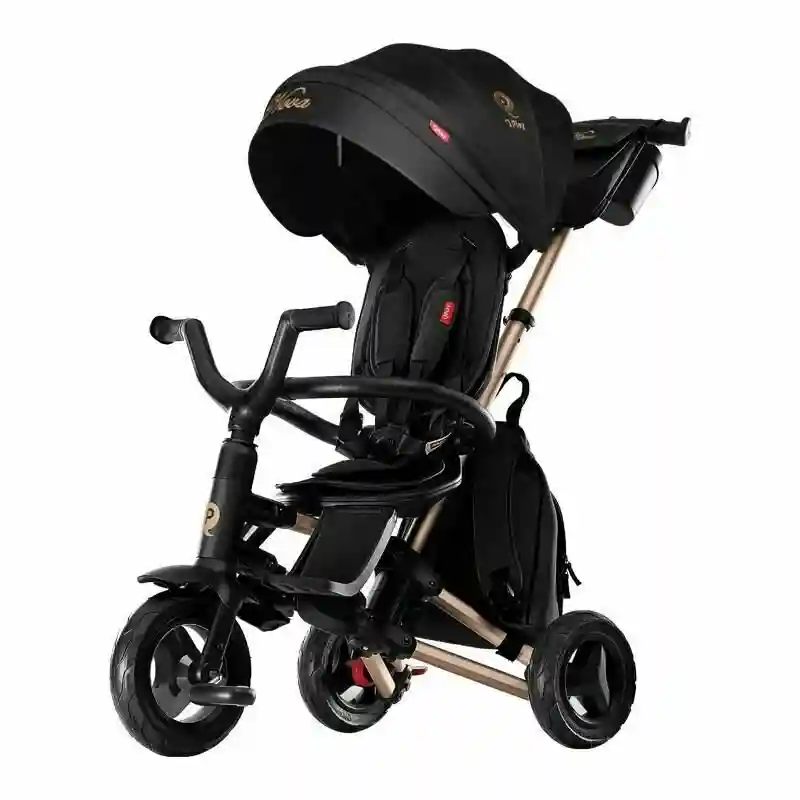 Tricicleta pliabila Qplay Nova+ Rubber Gold