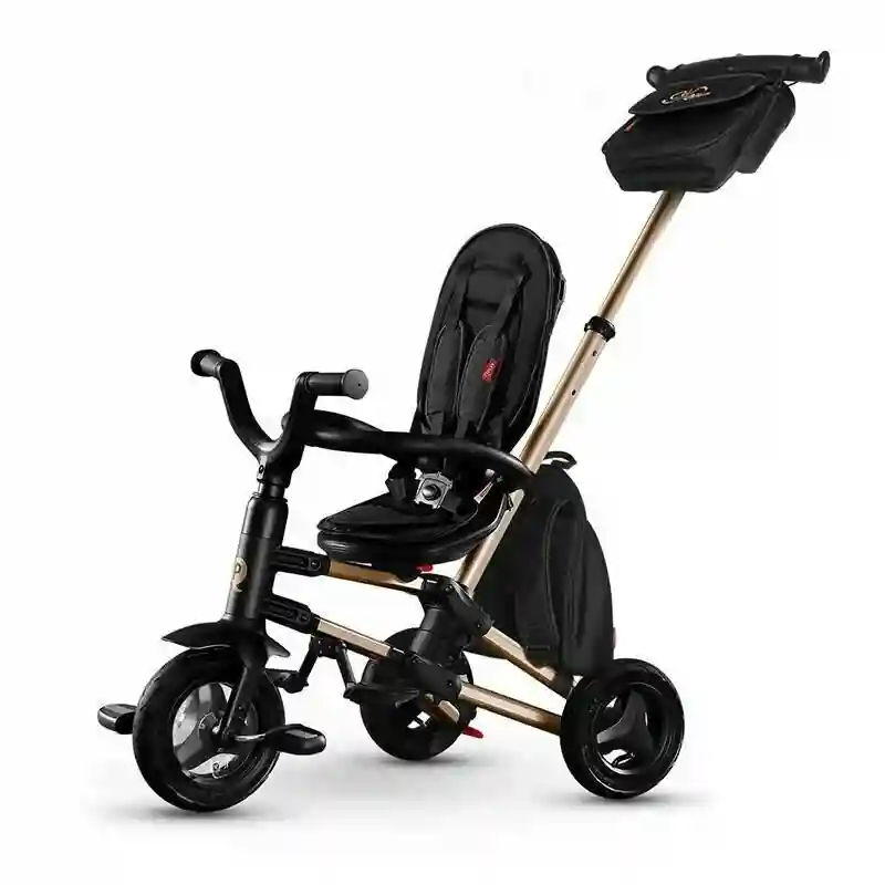 Tricicleta pliabila Qplay Nova+ Rubber Gold