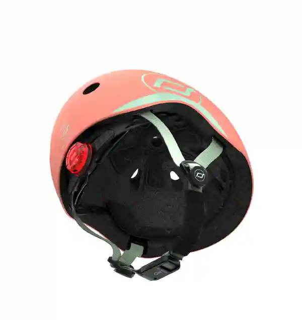 Casca de protectie pentru copii, cu sistem de reglare, Scoot & Ride Peach, XXS-S, 1 an+