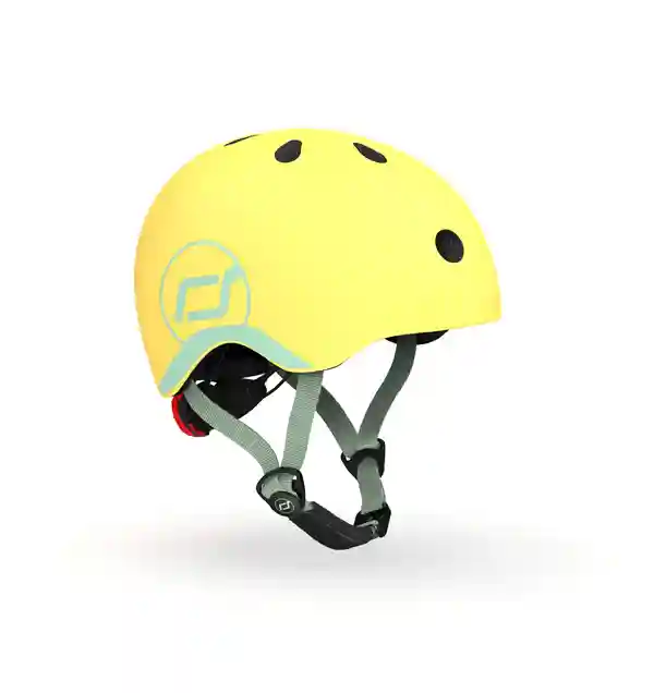 Casca de protectie pentru copii, cu sistem de reglare, Scoot & Ride Lemon, XXS-S, 1 an+