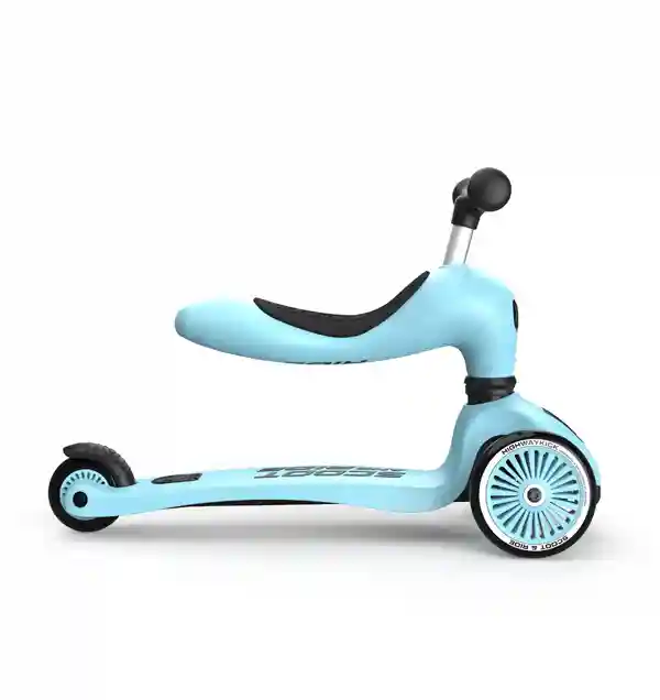 Trotineta 2 in 1 Highway Kick 1 Blueberry, 1-5 ani, Scoot&Ride