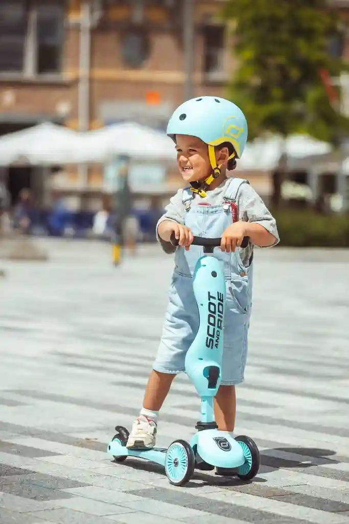 Trotineta 2 in 1 Highway Kick 1 Blueberry, 1-5 ani, Scoot&Ride