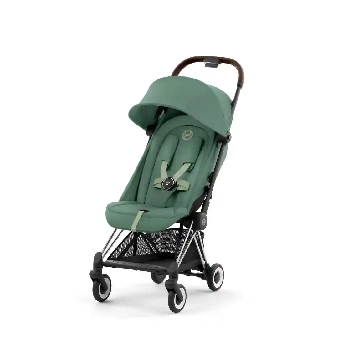 Cybex Carucior ultracompact Coya Dark Brown Leaf Green