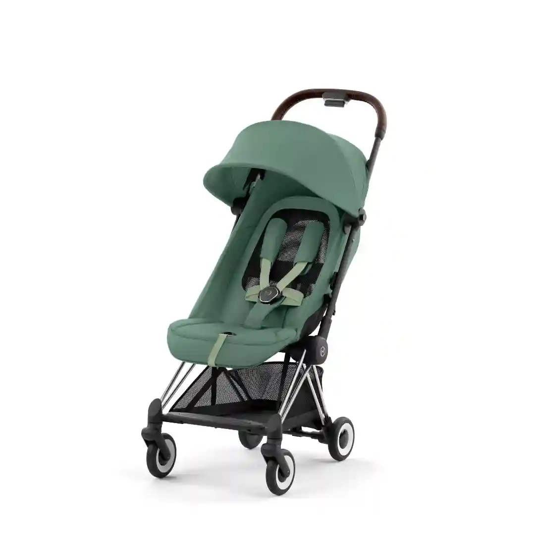 Cybex Carucior ultracompact Coya Dark Brown Leaf Green