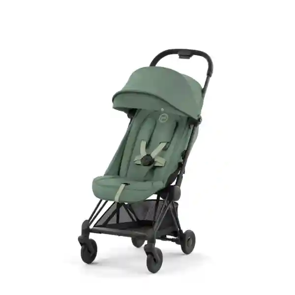 Cybex Carucior ultracompact Coya Matt Black Leaf Green