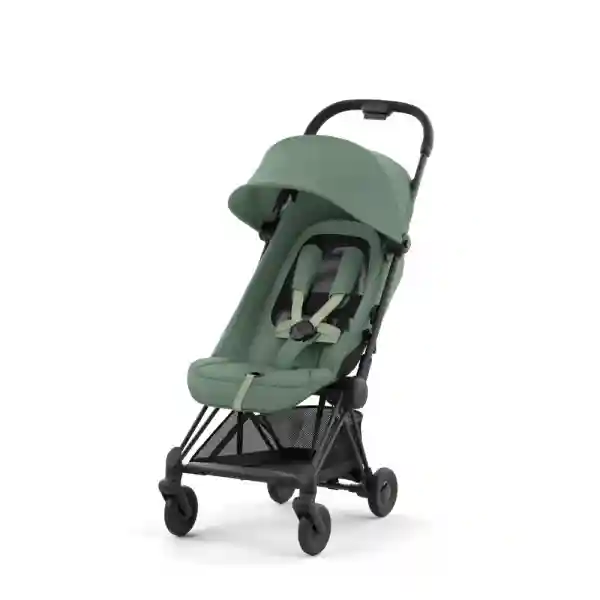 Cybex Carucior ultracompact Coya Matt Black Leaf Green