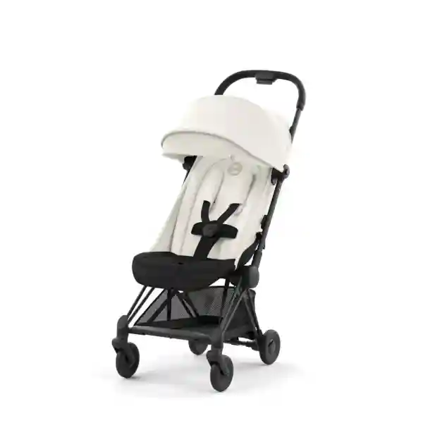 Cybex Carucior ultracompact Coya Matt Black Off White light beige