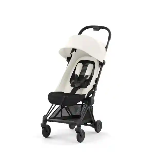 Cybex Carucior ultracompact Coya Matt Black Off White light beige