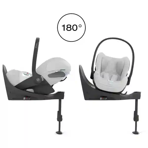 Cybex Scaun auto Cloud T i-Size Plus Platinum White light grey
