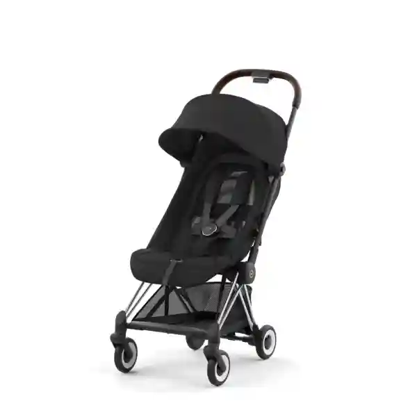 Cybex Carucior ultracompact Coya Chrome Dark Brown Sepia Black black