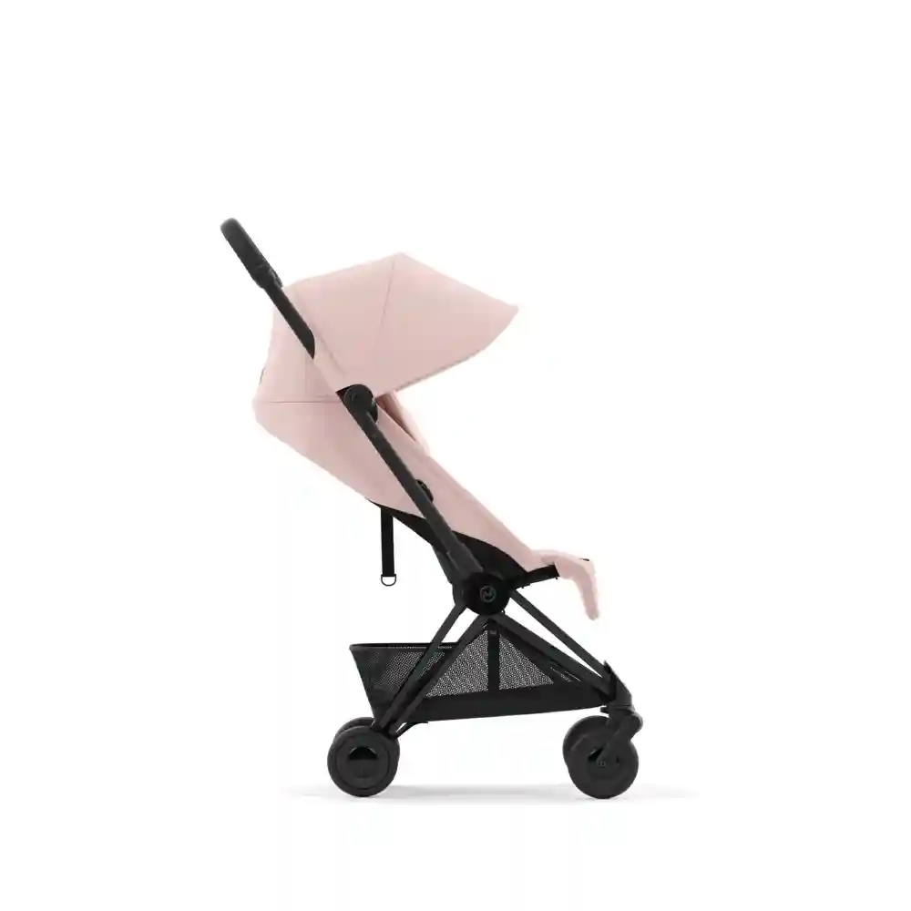 Cybex Carucior ultracompact Coya Matt Black Peach Pink light pink