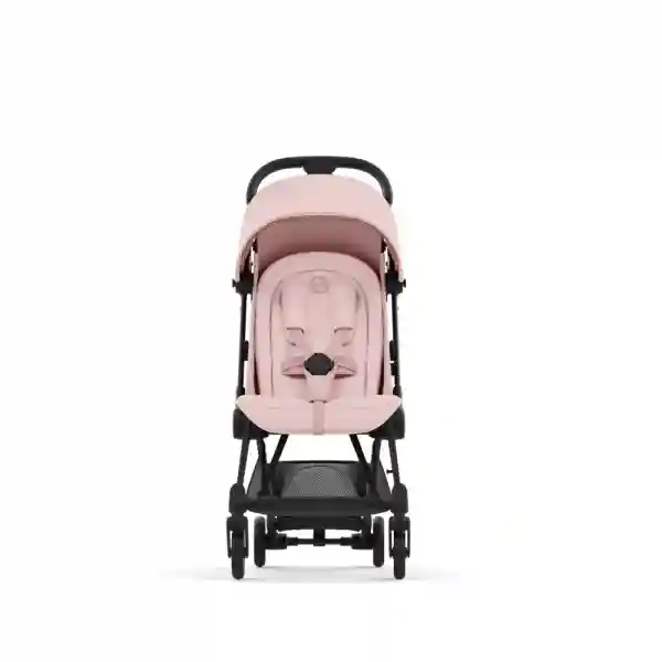 Cybex Carucior ultracompact Coya Matt Black Peach Pink light pink