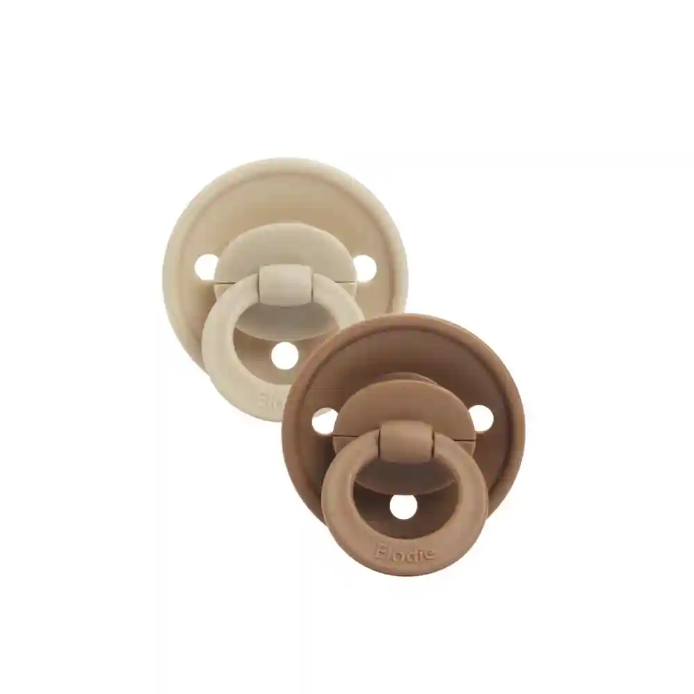 Set 2 suzete silicon-Pure Khaki, Elodie details