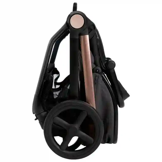 Carucior Chicco Mysa, Black Satin, 0+ luni