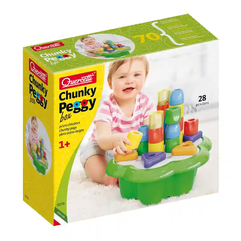 0270 Quercetti Sortator Daisy Jumbo Pegs