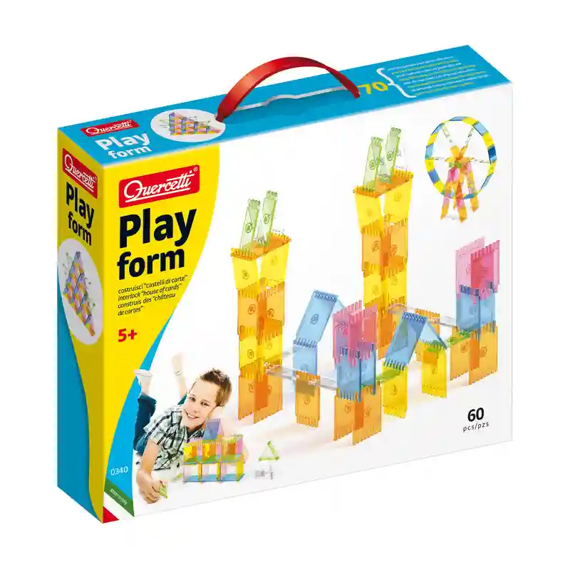 0340 Quercetti Constructor "Playform"(60 el.)